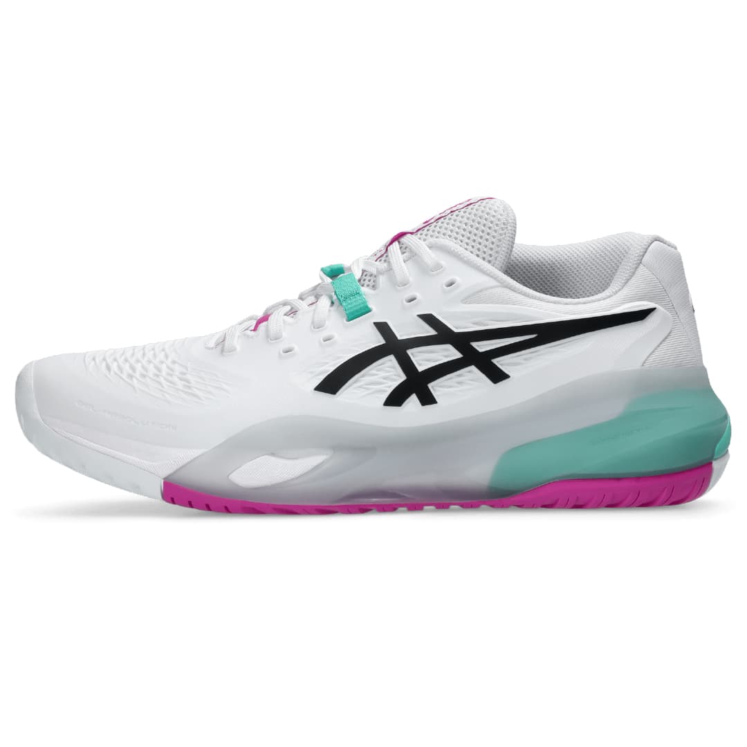 کفش تنیس مردانه اسیکس – Asics GEL-RESOLUTION X – سفید/سبز — تصویر ۲