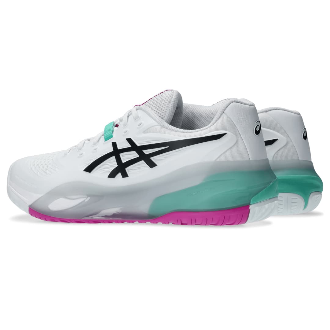 کفش تنیس مردانه اسیکس – Asics GEL-RESOLUTION X – سفید/سبز — تصویر ۷