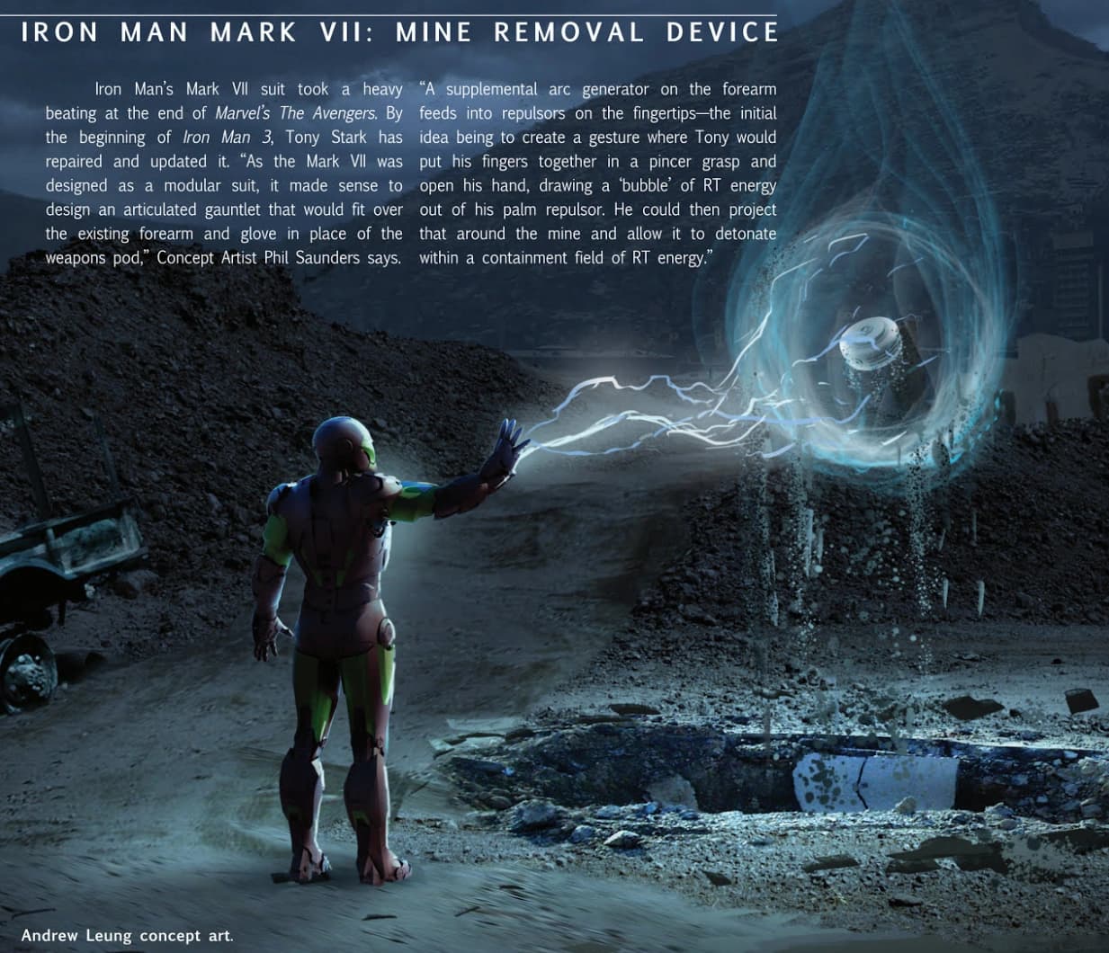 آرت بوک آیرون من جلد سوم The Art Of Iron Man 3 — تصویر ۲