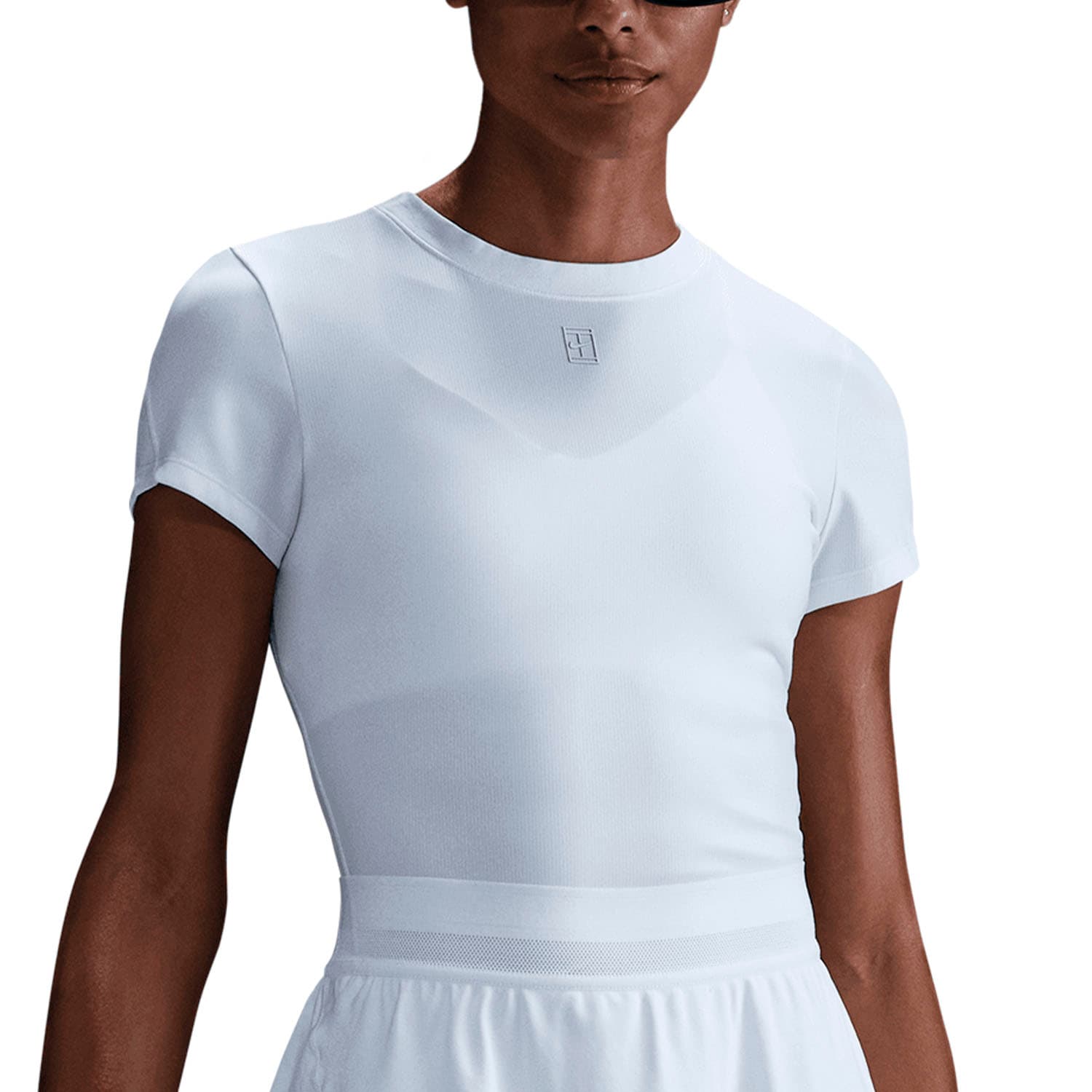 تی شرت تنیس زنانه نایک NikeCourt Advantage Dri-FIT – سفید