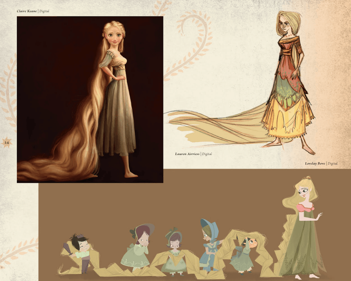 آرت بوک گیسو کمند The Art of Tangled — تصویر ۲