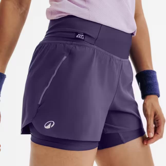 شلوارک تنیس زنانه دکتلون DECATHLON TSH Light Hip Ball – بنفش