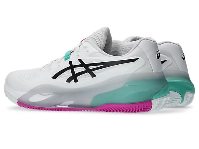 کفش تنیس مردانه اسیکس – Asics GEL-RESOLUTION X Clay – سفید/سبز — تصویر ۸