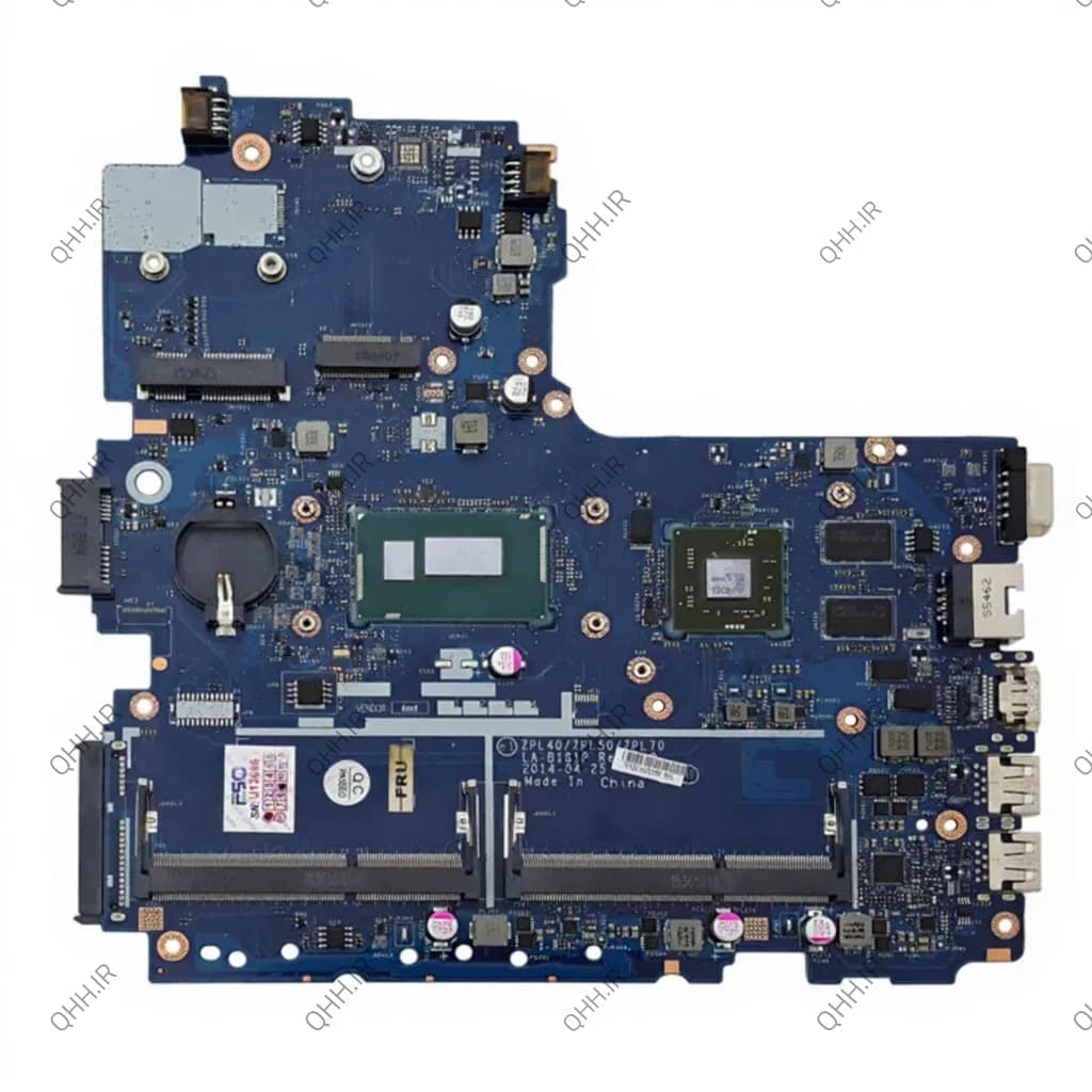 مادربرد لپ تاپ اچ پی Probook 450 G2_CPU-I3-4_ZPL40_ZPL50_ZPL70_LA-B181P_LED-30Pin_VGA-2GB گرافیک دار — تصویر ۲