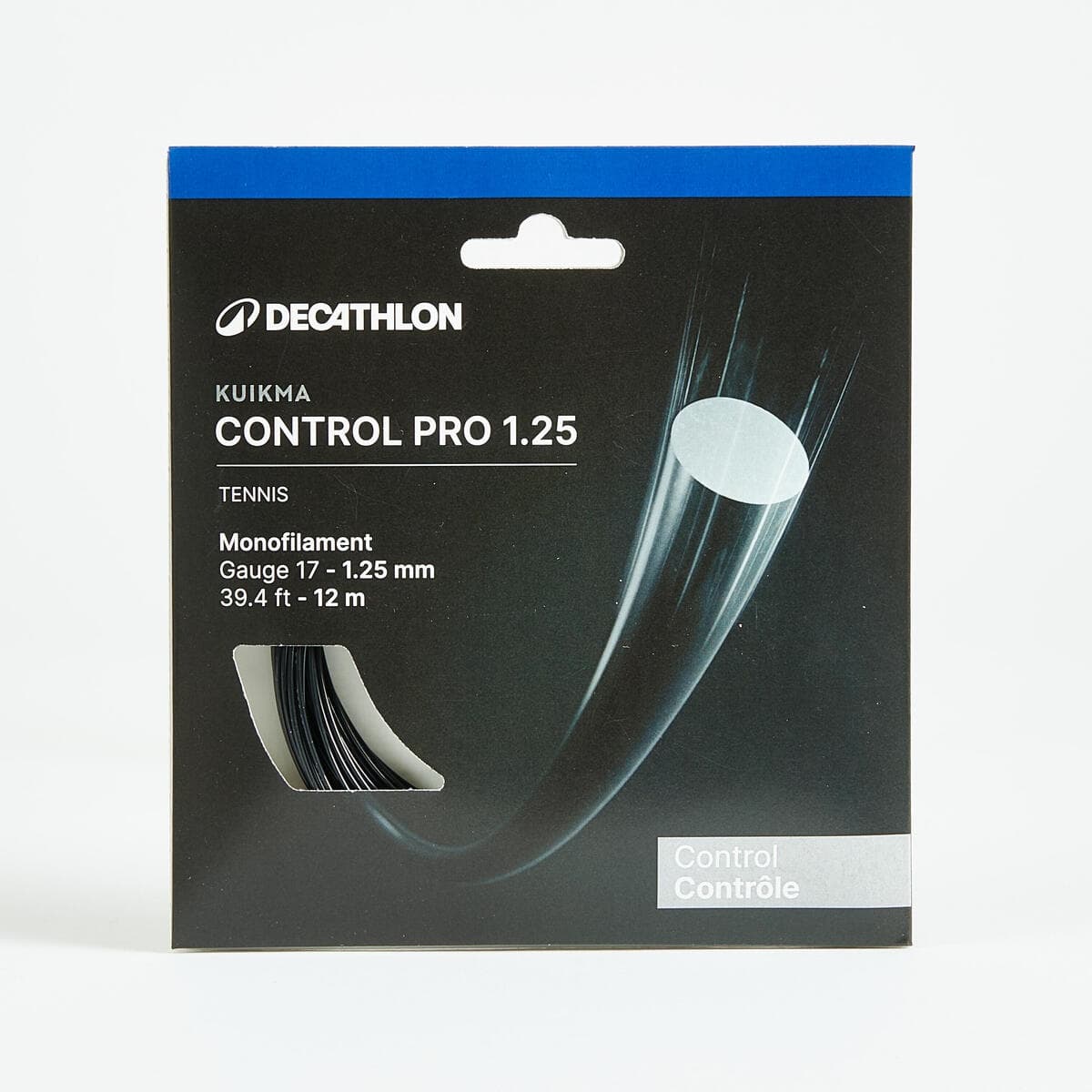 رول زه راکت تنیس دکتلون کویکما – Decathlon Tennis String – Black – 1,25mm – TA 960 CONTROL – مشکی