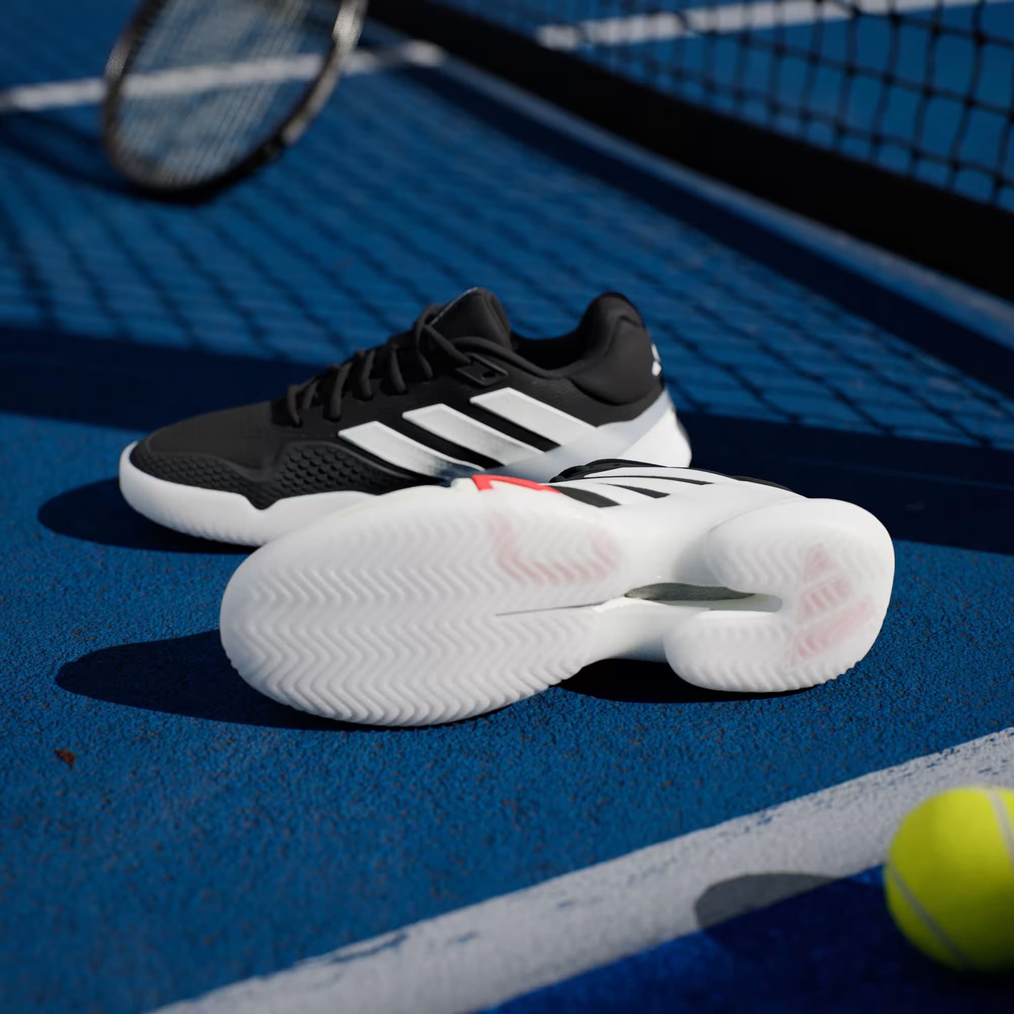 کفش تنیس مردانه آدیداس ADIDAS Barricade 14 Tennis Shoes – مشکی — تصویر ۴