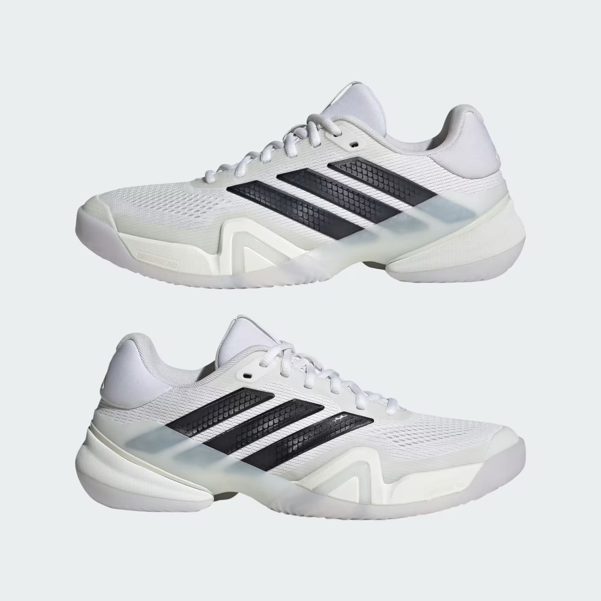 کفش تنیس مردانه آدیداس ADIDAS Barricade 14 Tennis Shoes – سفید/مشکی — تصویر ۶