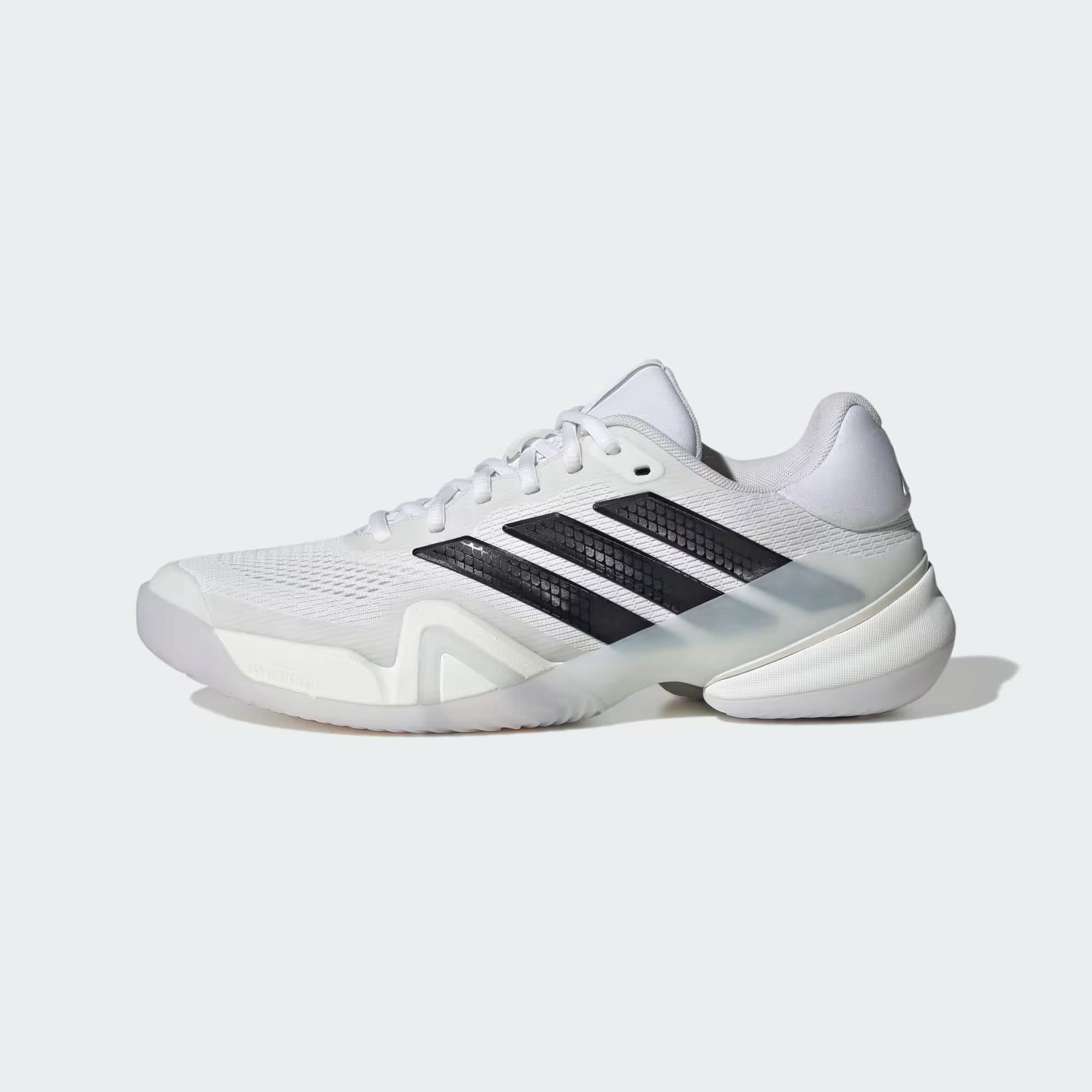 کفش تنیس مردانه آدیداس ADIDAS Barricade 14 Tennis Shoes – سفید/مشکی — تصویر ۲