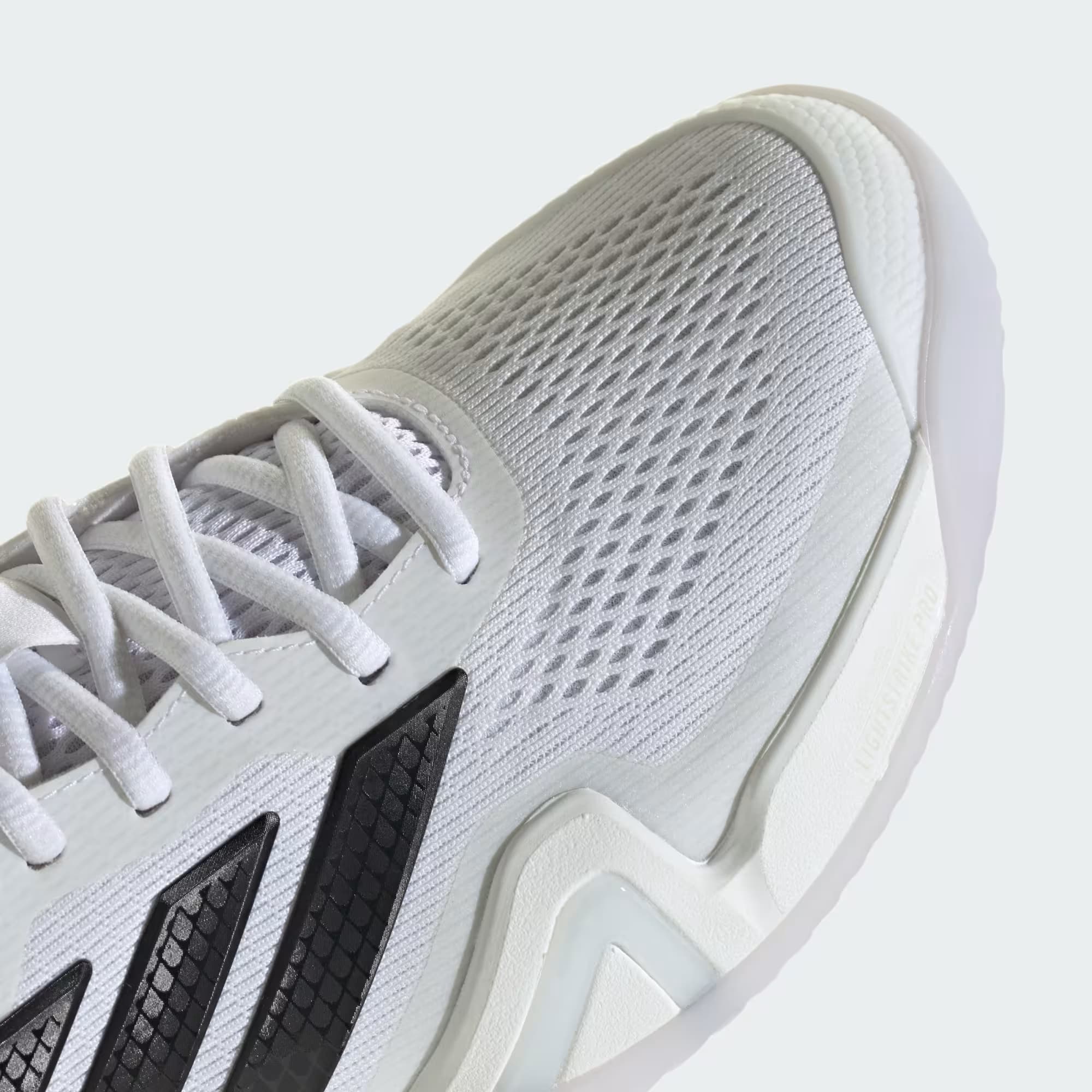 کفش تنیس مردانه آدیداس ADIDAS Barricade 14 Tennis Shoes – سفید/مشکی — تصویر ۹