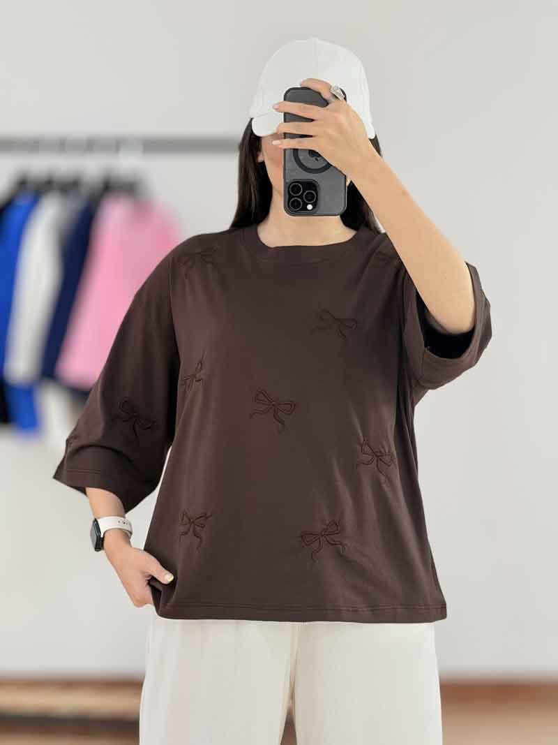تیشرت طرح پاپیون کد 8185 — تصویر ۷