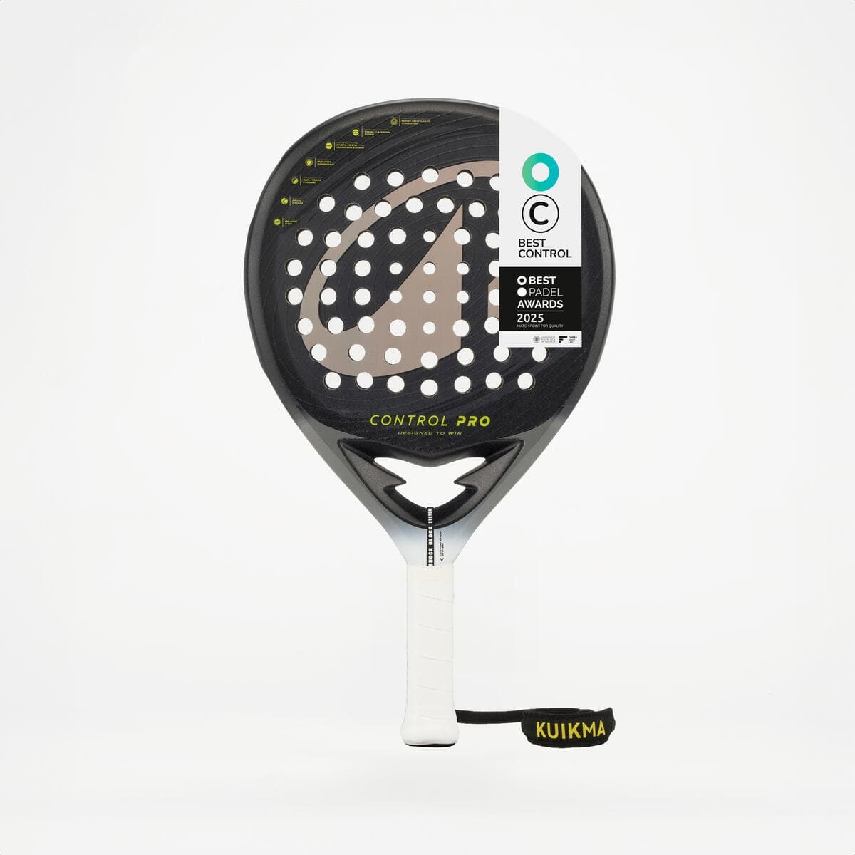 راکت پدل بزرگسال دکتلون Decathlon Adult Padel Kuikma Control Pro – مشکی