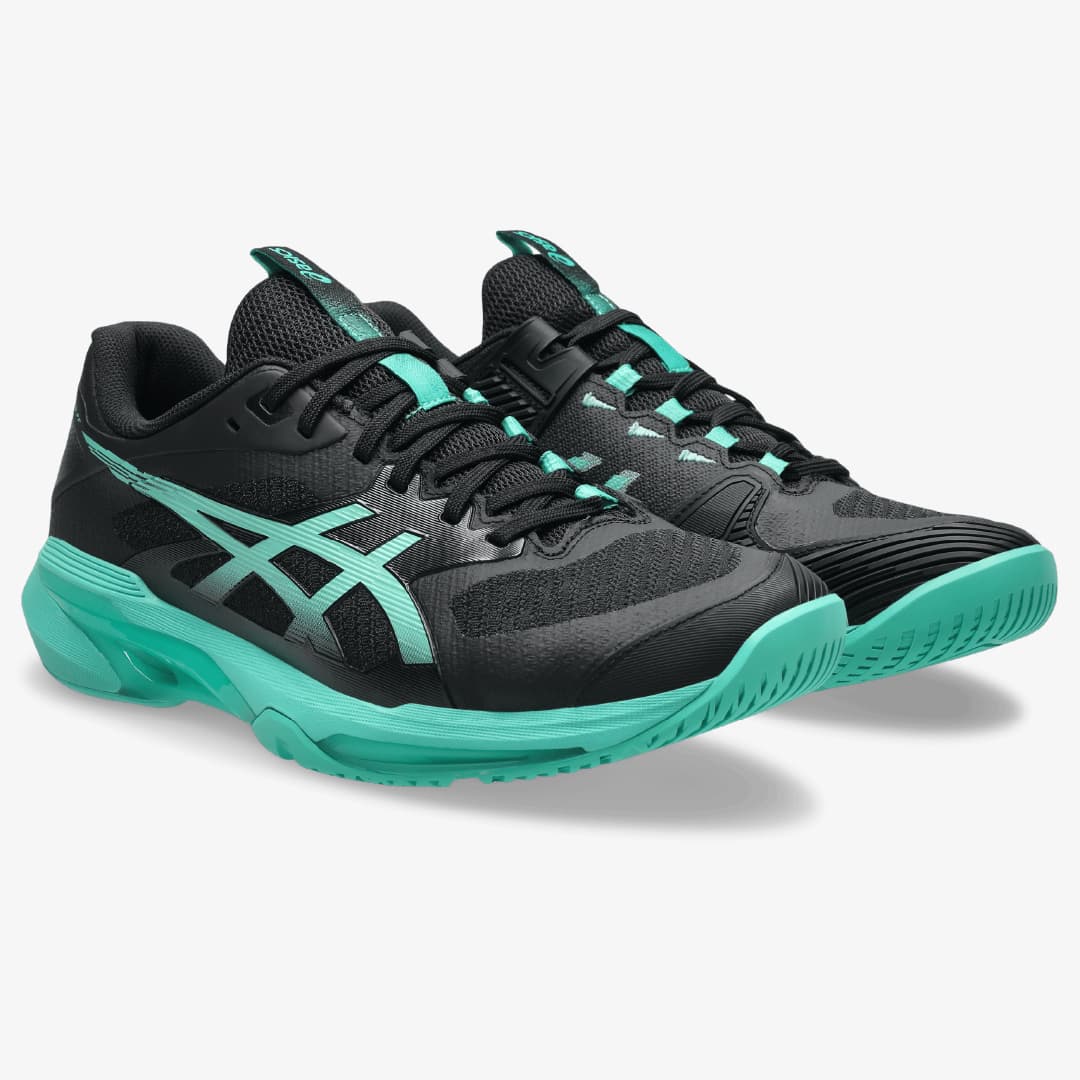 کفش تنیس مردانه اسیکس Asics SOLUTION SPEED FF 4- مشکی/سبز — تصویر ۷