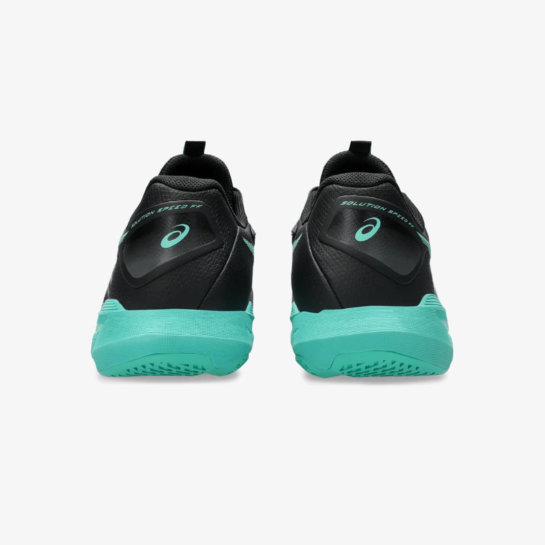 کفش تنیس مردانه اسیکس Asics SOLUTION SPEED FF 4- مشکی/سبز — تصویر ۵