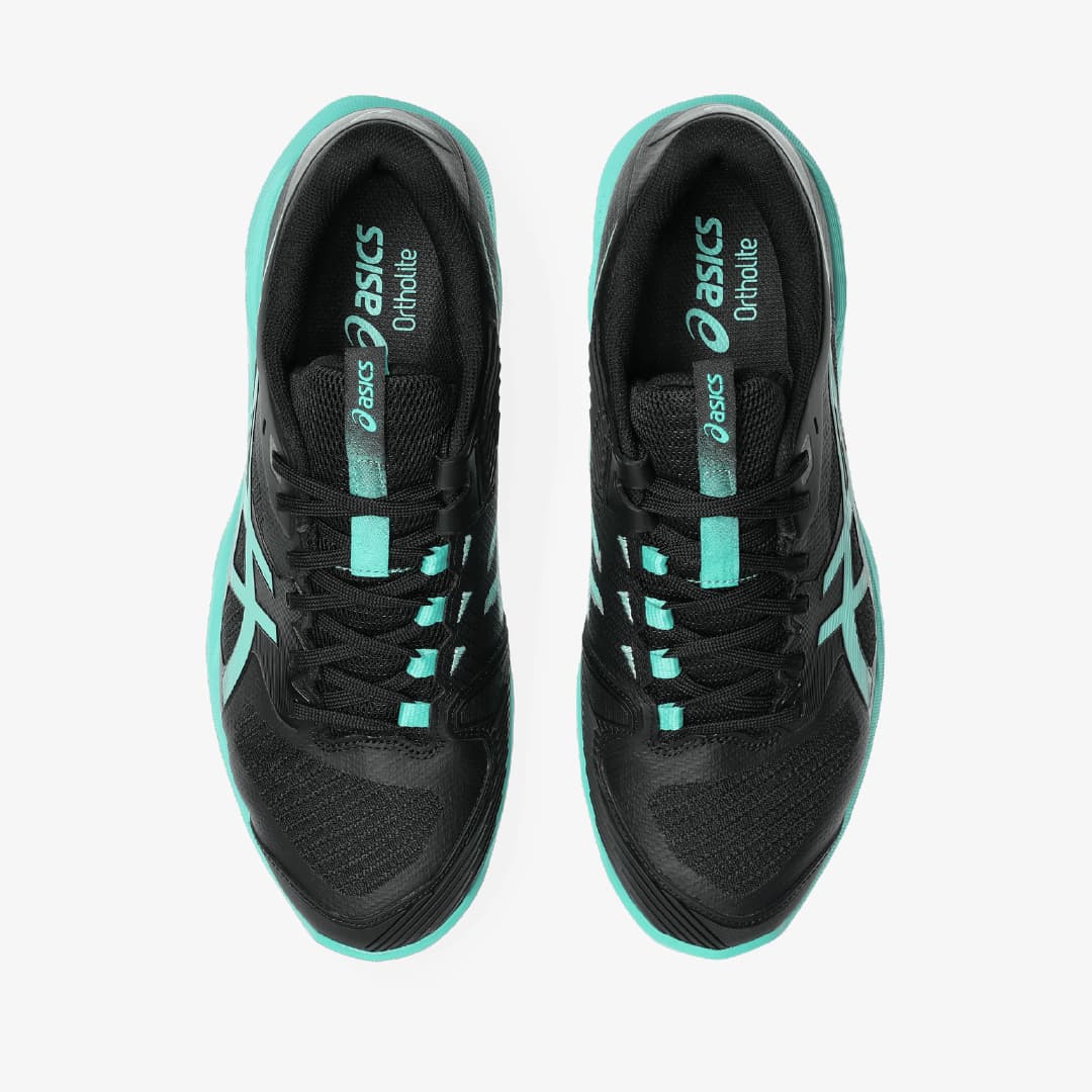 کفش تنیس مردانه اسیکس Asics SOLUTION SPEED FF 4- مشکی/سبز — تصویر ۶