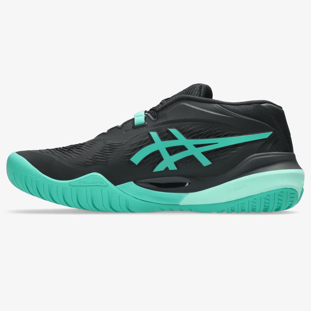 کفش تنیس مردانه اسیکس Asics GEL-RESOLUTION X- مشکی/سبز — تصویر ۳