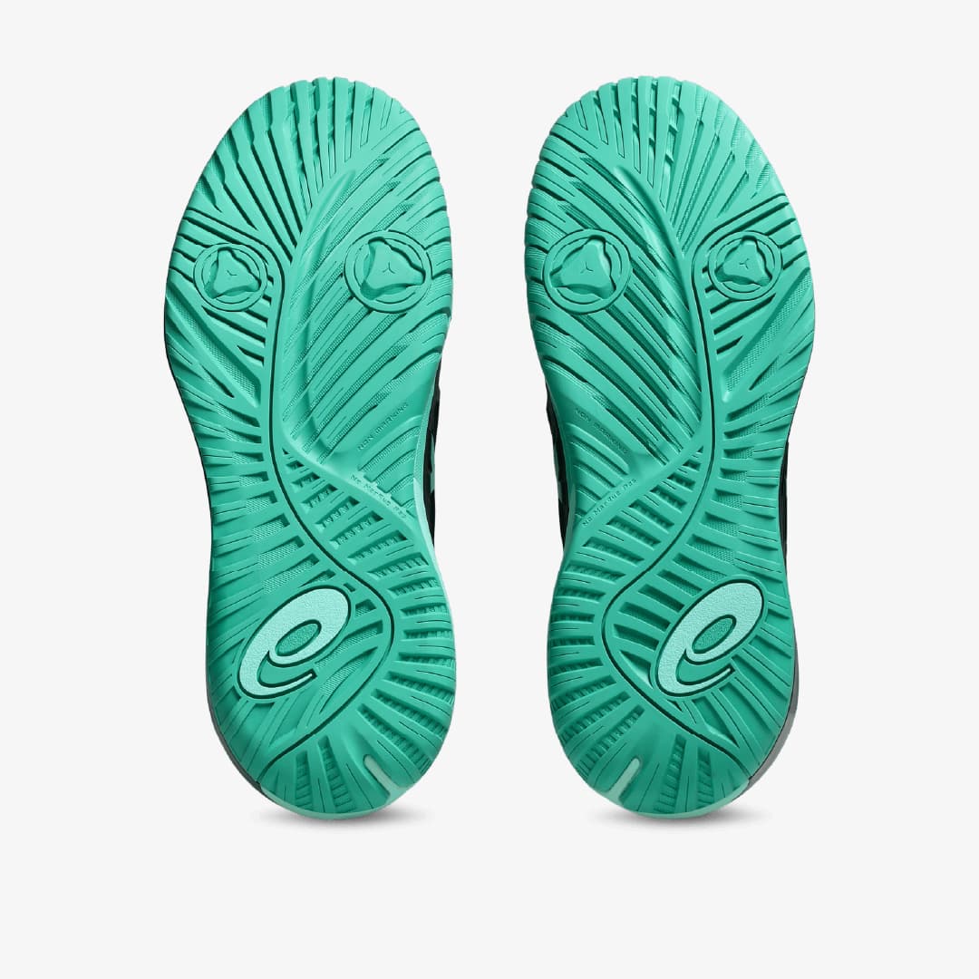 کفش تنیس مردانه اسیکس Asics GEL-RESOLUTION X- مشکی/سبز — تصویر ۴