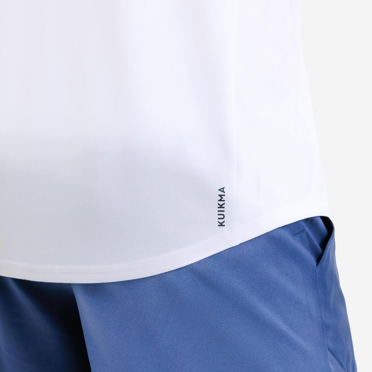تی شرت تنیس مردانه دکتلون کویکما DECATHLON TTS Essential – سفید — تصویر ۵