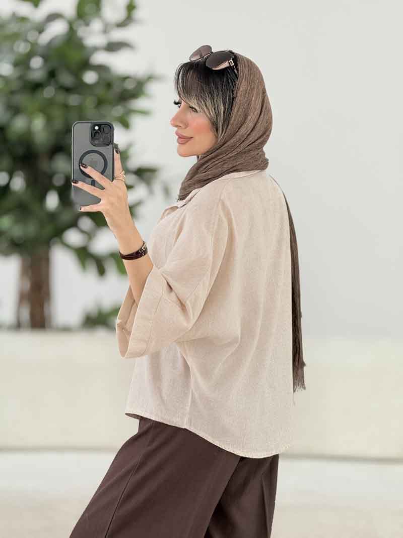مانتو پانچ نیوشا کد 7982 — تصویر ۵