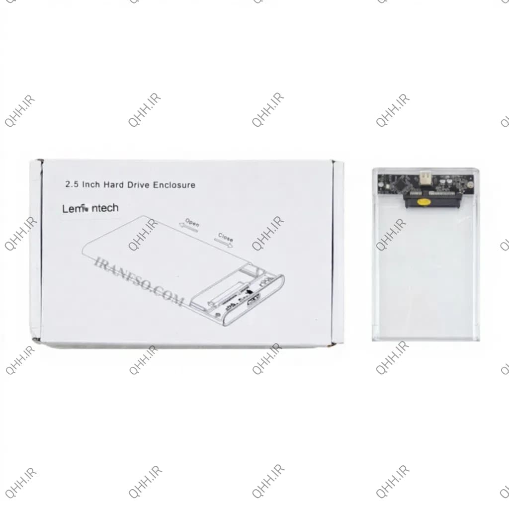 باکس هارد لپ تاپ Lemontech Sata 2.5Inch Type C سفید