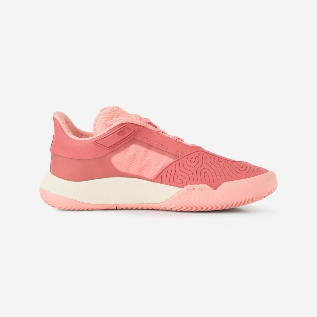 کفش تنیس زنانه دکتلون کویکما Decathlon Women’s Tennis Shoes Unrupt Pro Clay – صورتی — تصویر ۲