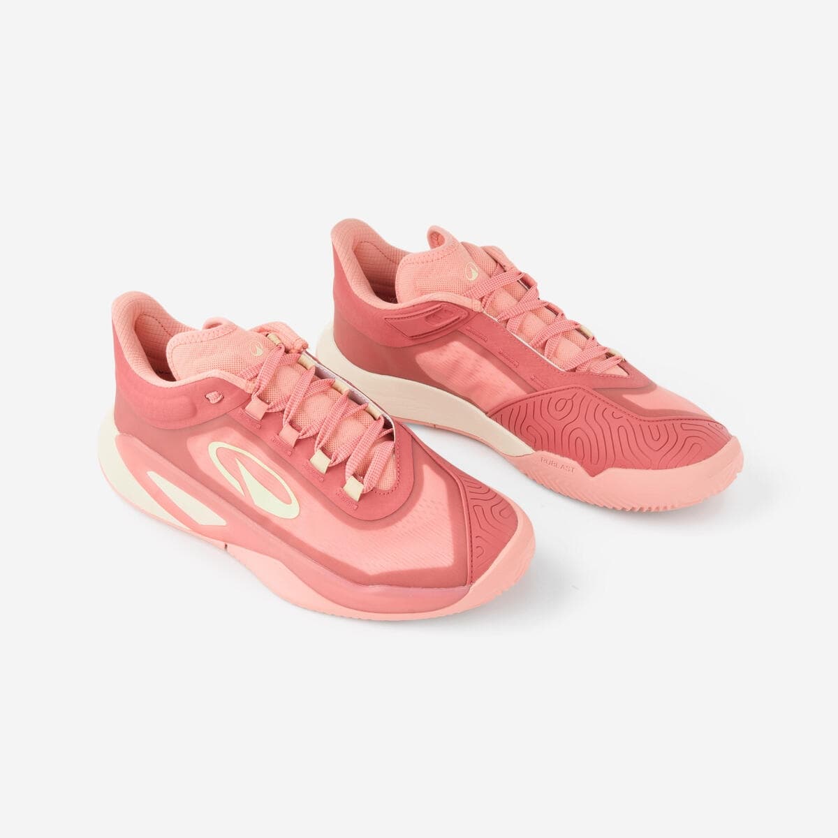کفش تنیس زنانه دکتلون کویکما Decathlon Women’s Tennis Shoes Unrupt Pro Clay – صورتی — تصویر ۴