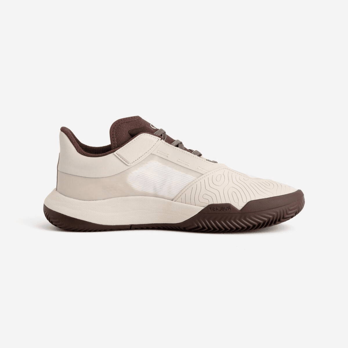 کفش تنیس مردانه دکتلون کویکما – Decathlon Men’s Tennis ShoesUnrupt Pro Clay – کرم/قهوه ای — تصویر ۲
