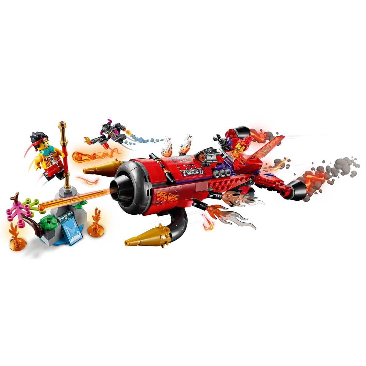 لگو مانکی کیدز Red Son’s Inferno Jet مدل 60042 — تصویر ۴