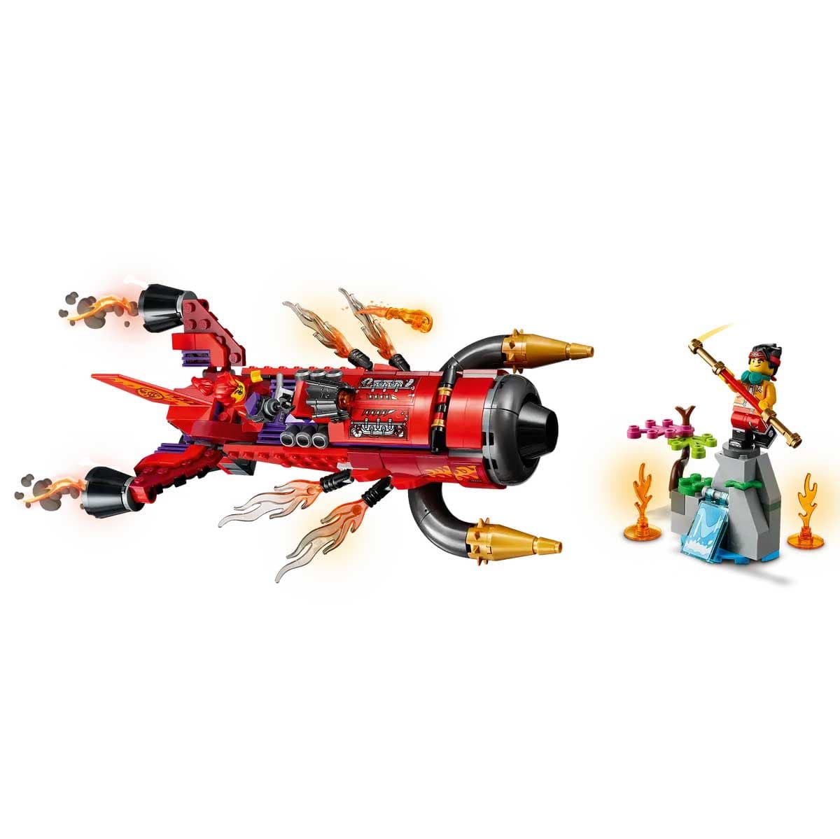 لگو مانکی کیدز Red Son’s Inferno Jet مدل 60042 — تصویر ۵