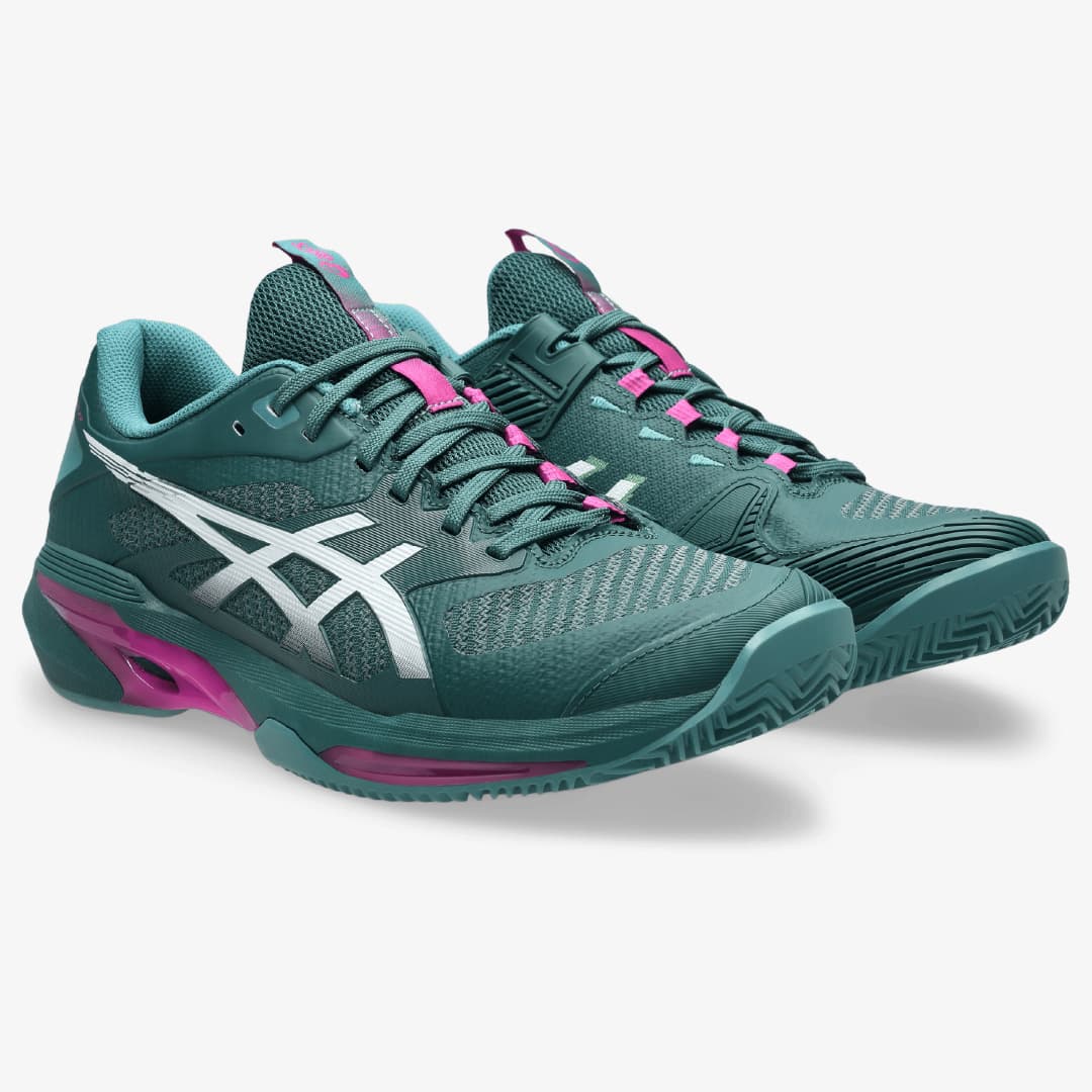 کفش تنیس مردانه اسیکس Asics SOLUTION SPEED FF 4 CLAY- سبز — تصویر ۷