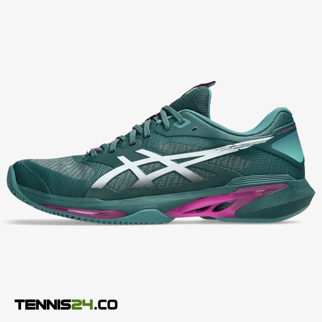 کفش تنیس مردانه اسیکس Asics SOLUTION SPEED FF 4 CLAY- سبز — تصویر ۲