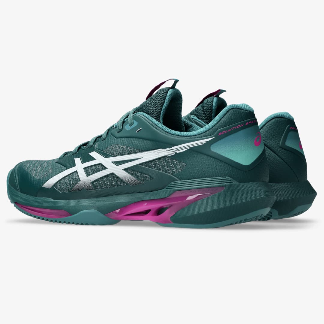 کفش تنیس مردانه اسیکس Asics SOLUTION SPEED FF 4 CLAY- سبز — تصویر ۸