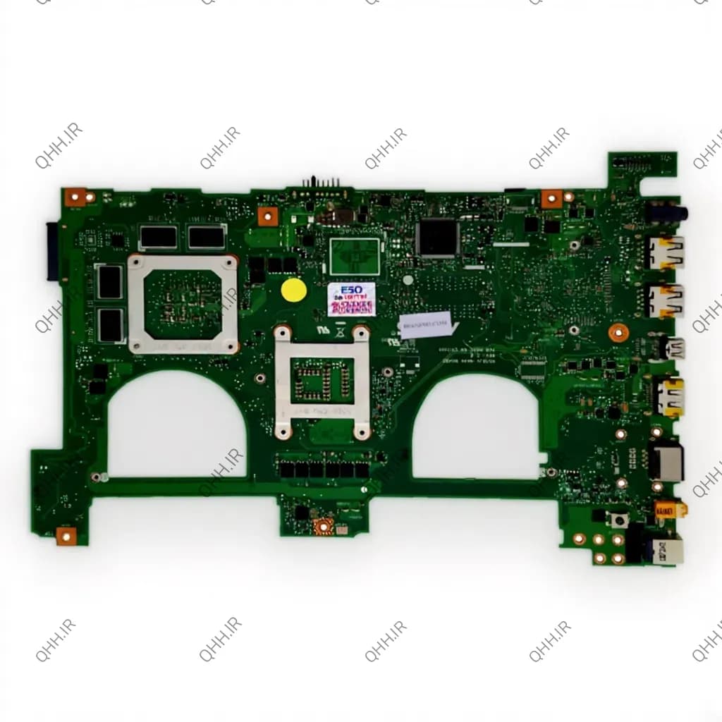 مادربرد لپ تاپ ایسوس N550JV-N550JK CPU-I7-4700 VGA-2GB_GPU-GT750M گرافیک دار-تعمیری — تصویر ۲