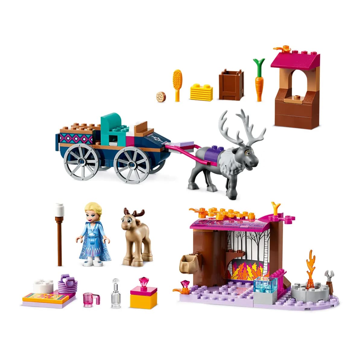 لگو دیزنی فروزن 2 Elsa’s Wagon Adventure مدل 11468 — تصویر ۴