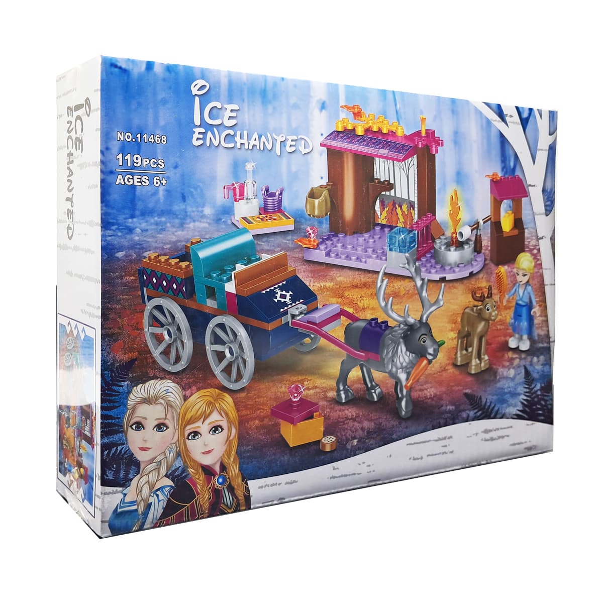 لگو دیزنی فروزن 2 Elsa’s Wagon Adventure مدل 11468 — تصویر ۲