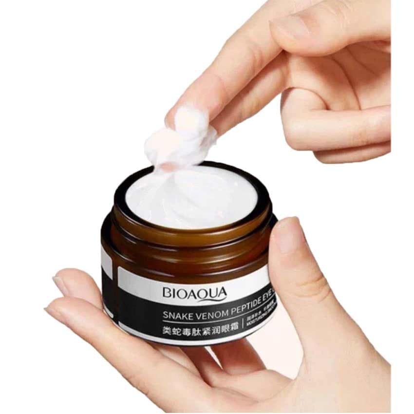 کرم رفع چروک دور چشم روغن مار کاسه ای 30 گرم بیوآکوا BIOAQUA — تصویر ۵