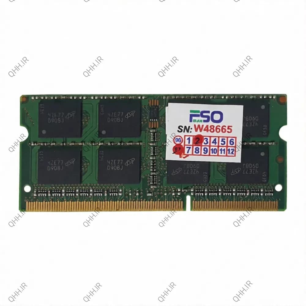 رم لپ تاپ 8 گیگ Micron Technology DDR3-PC3L-1600 -12800 MHZ 1.35V — تصویر ۳