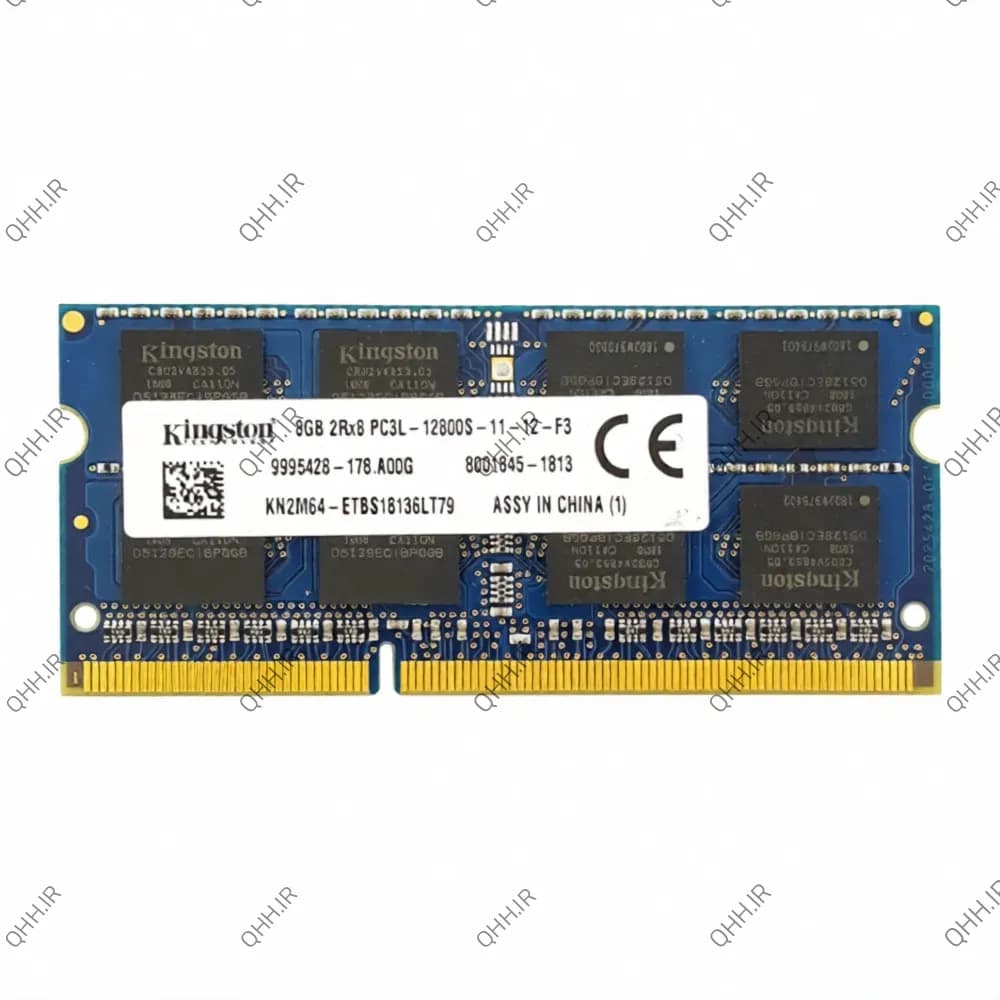 رم لپ تاپ 8 گیگ Kingston DDR3-PC3L 1600-12800 MHZ 1.35V