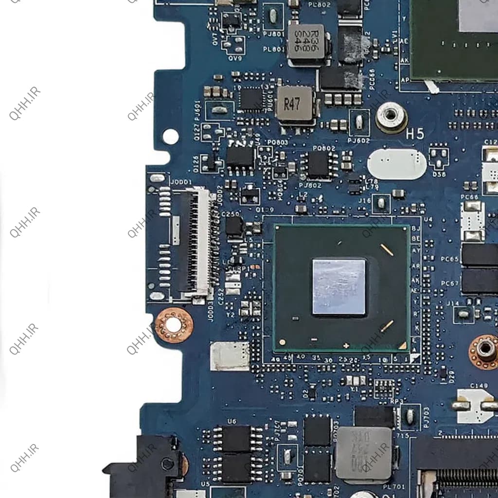 مادربرد لپ تاپ لنوو IdeaPad Z500_LA-9061P VGA-1GB گرافیک دار-تعمیری سوکت تبدیل درایو 16 پین — تصویر ۵