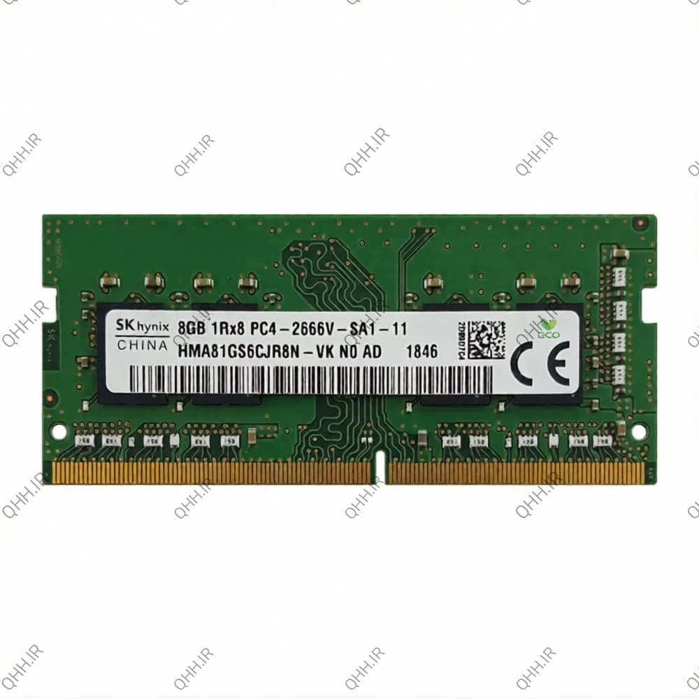 رم لپ تاپ 8 گیگ SK Hynix DDR4-3200 MHz 1.2V — تصویر ۳