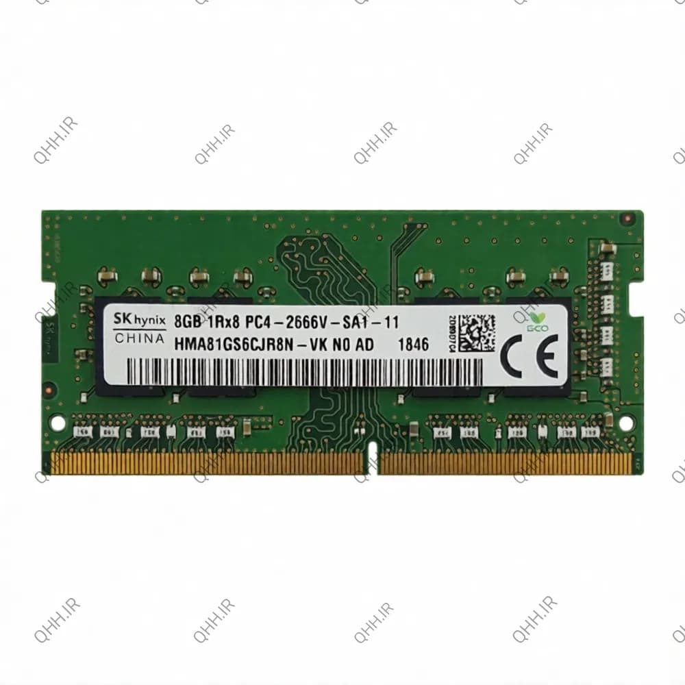 رم لپ تاپ 8 گیگ SK Hynix DDR4-3200 MHz 1.2V — تصویر ۲
