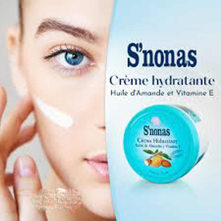 کرم مرطوب کننده صورت بادام کاسه ای 200 میل اسنوناس Snonas — تصویر ۵