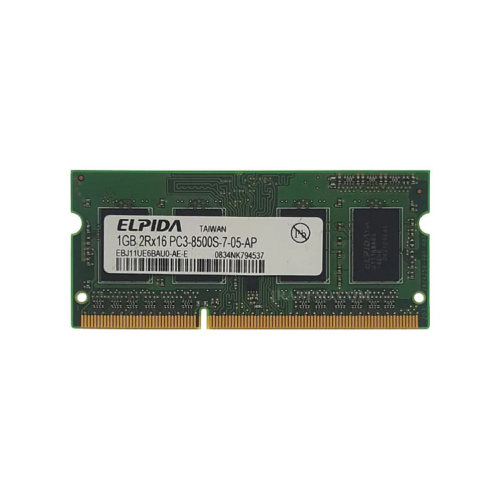 رم لپ تاپ 2 گیگ Elpida DDR3-8500-1066 MHz 1.5V — تصویر ۴