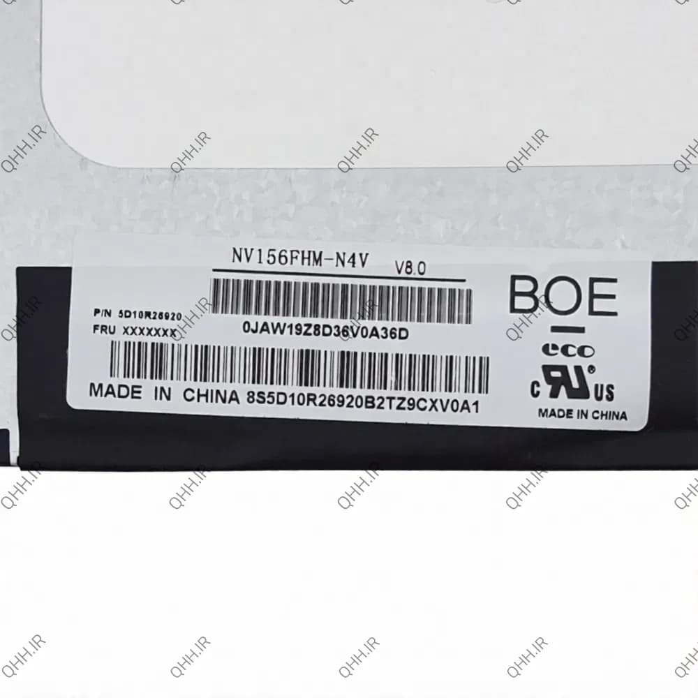 ال ای دی لپ تاپ 15.6 NV156FHM-N4V نازک مات 30 پین FHD-IPS بدون جاپیچ 350x215x5mm برد پشت LED سوکت از پایین — تصویر ۱۲