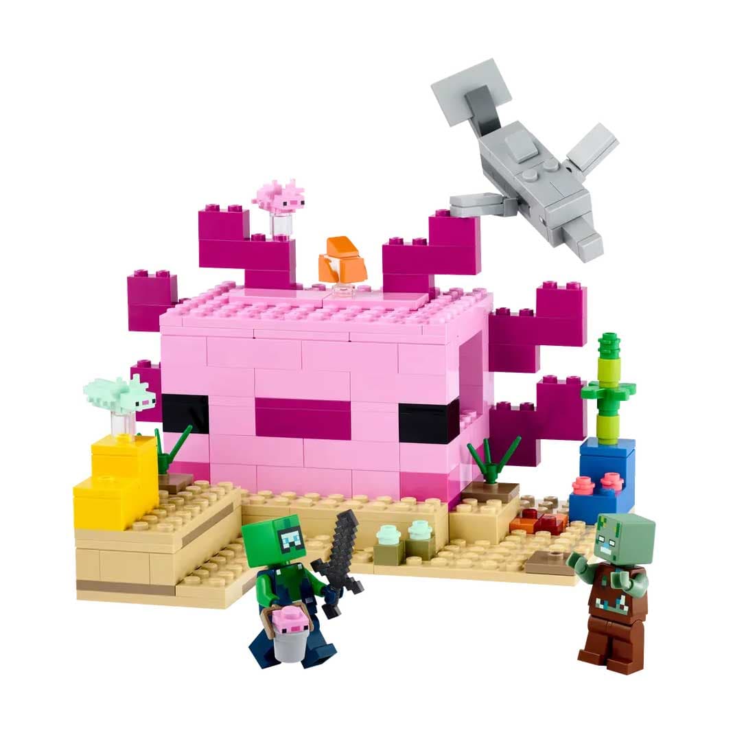 لگو ماینکرافت Axolotl House مدل 31247