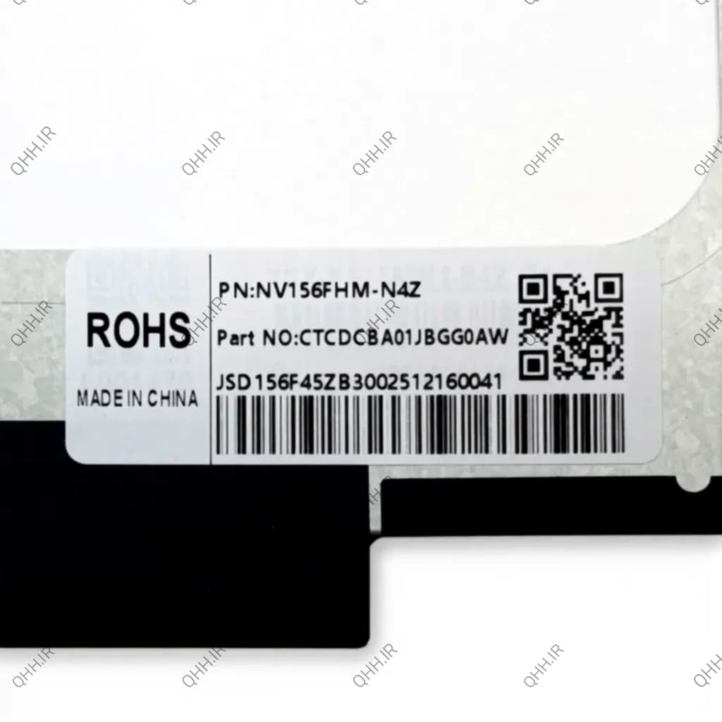 ال ای دی لپ تاپ 15.6 NV156FHM-N4Z نازک مات 30 پین FHD-IPS بدون جای پیچ 350x216x3.2mm — تصویر ۳