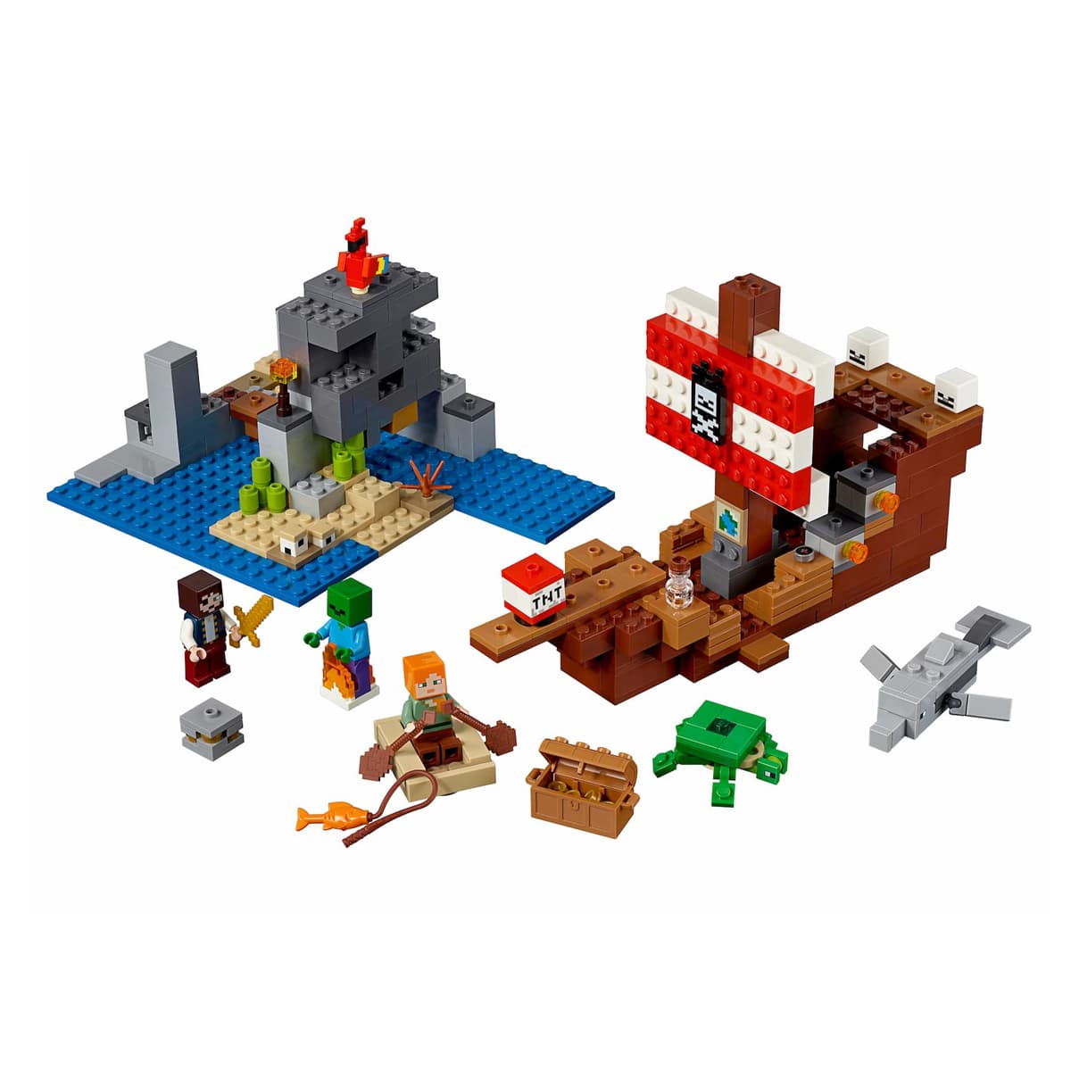 لگو ماینکرافت Pirate Ship Adventure مدل 11170 — تصویر ۵