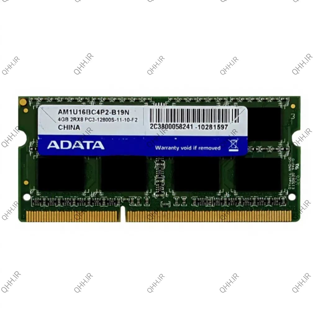 رم لپ تاپ 4 گیگ Adata DDR3-1600-12800MHZ 1.5V