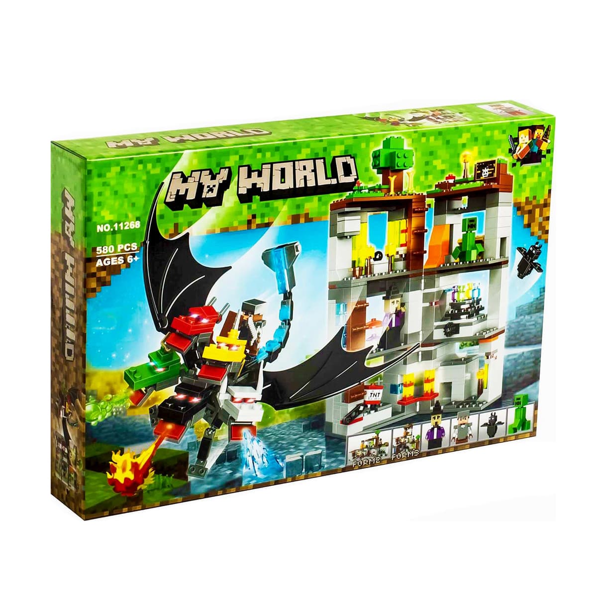لگو ماینکرافت نبرد اژدها Minecraft Dragon Wars مدل 11268 — تصویر ۲