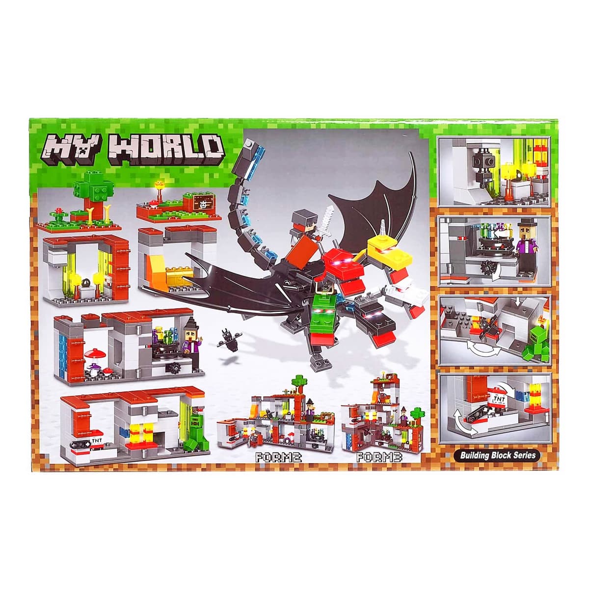 لگو ماینکرافت نبرد اژدها Minecraft Dragon Wars مدل 11268 — تصویر ۳