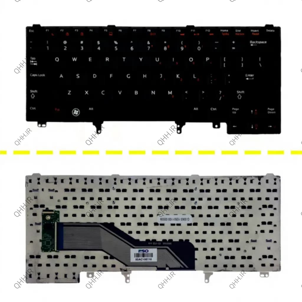 کیبرد لپ تاپ دل Latitude E5220 مشکی-بدون موس